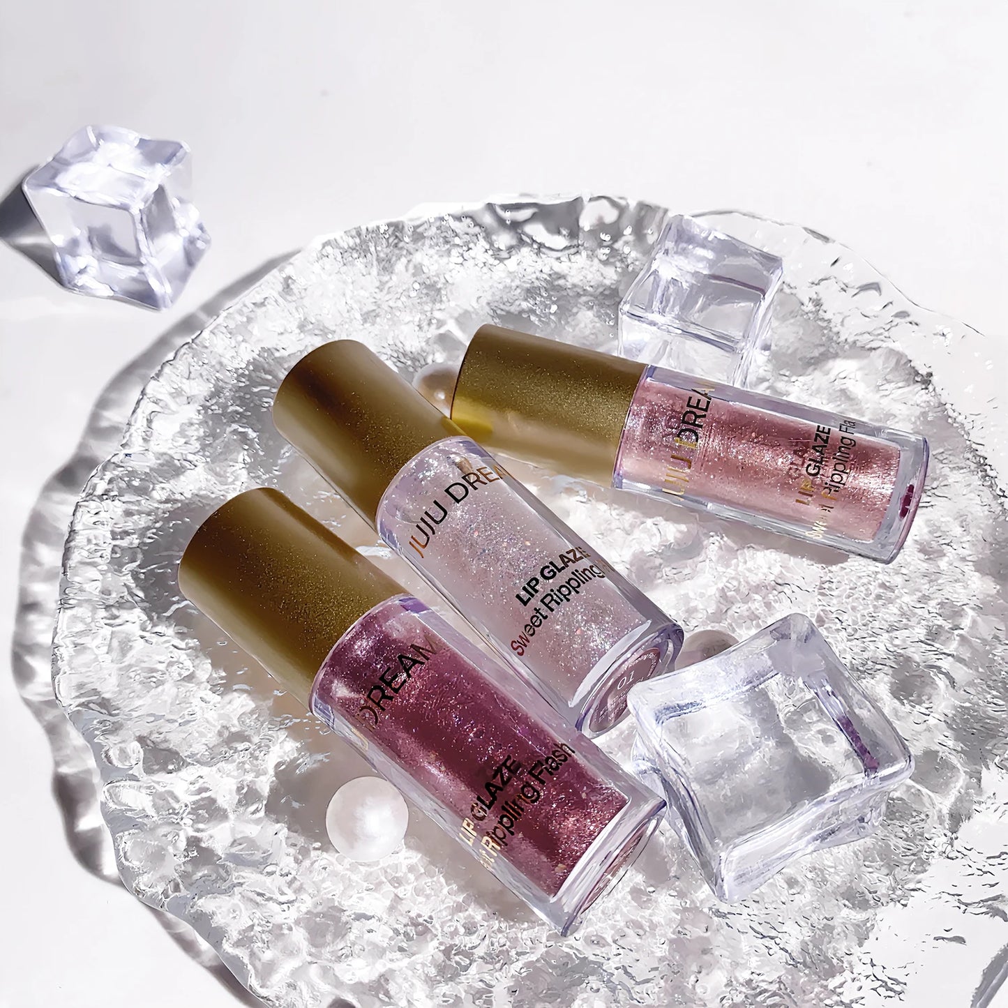 Brillo labial brillante JUJU Dream Sweet: brillo de espejo y acabado hidratante