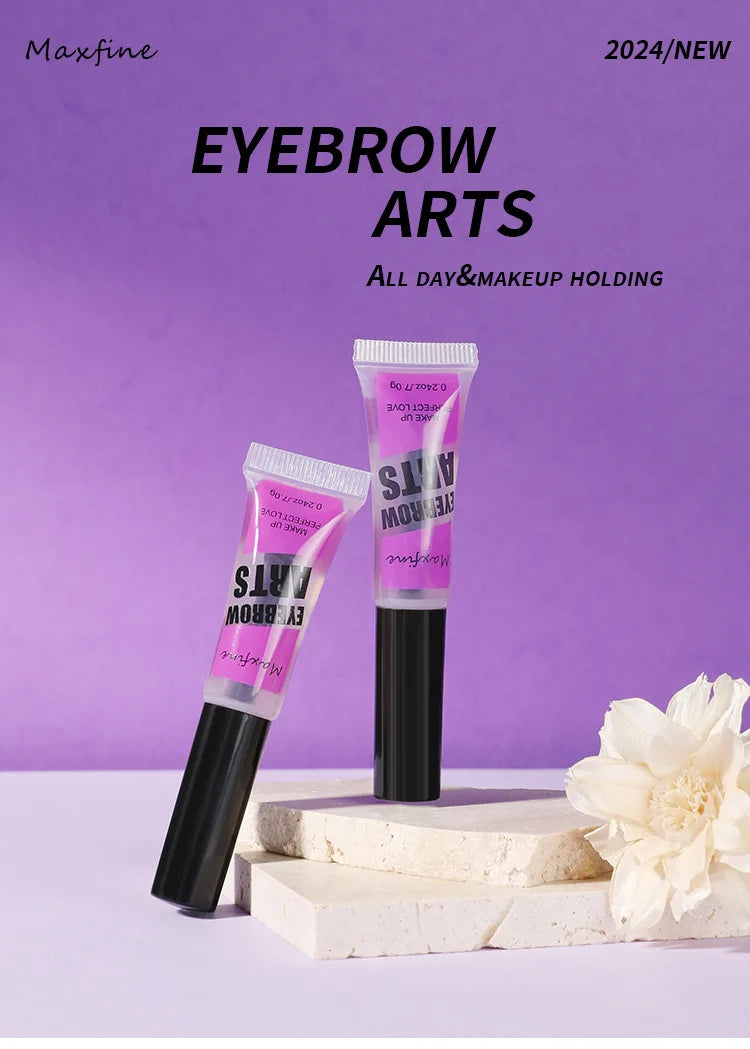 MAXFINE Waterproof Eyebrow Gel – Long-Lasting, Quick-Dry & Transparent Fixer