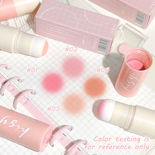 HISYI Soft Fog Blush Stick – Long-Lasting, Dual-Use Cheek & Lip Tint
