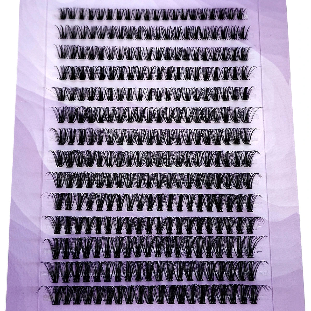 HBZGTLAD 280 paquetes de extensiones de pestañas de visón 3D 60D/80D: pestañas ultrafinas en racimo para hacer tú mismo