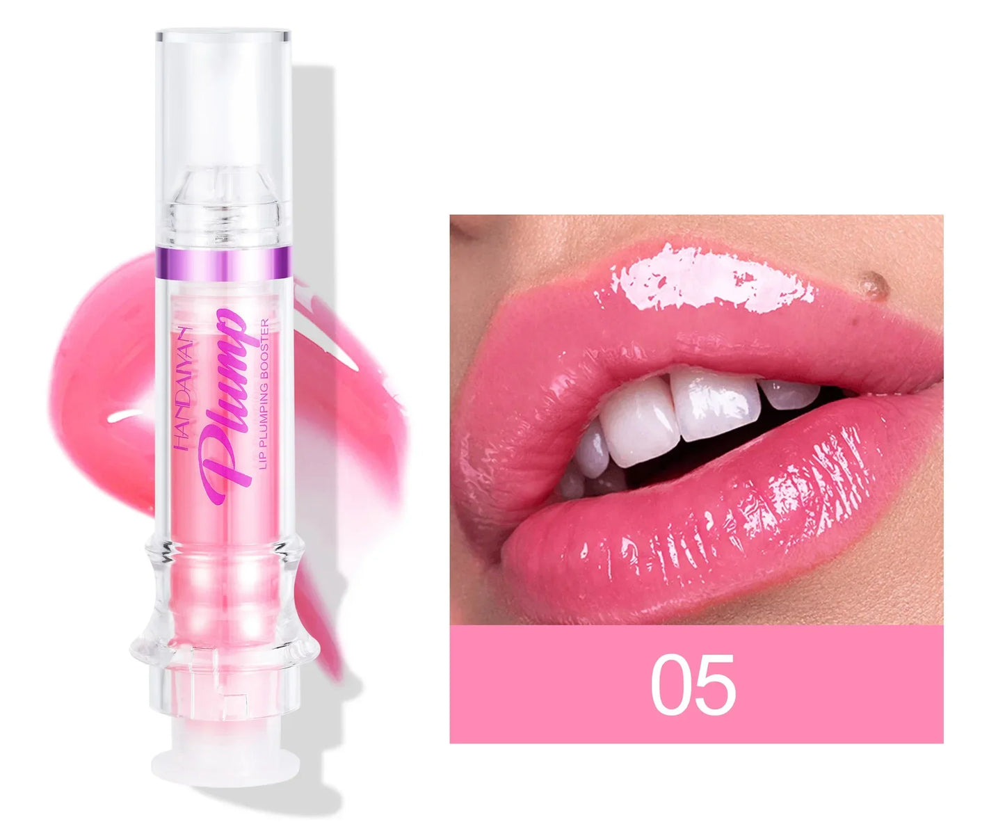 LuxuryGlow PLUMP POUT™ High-Shine Lip Plumping Gloss – Fuller Lips Instantly