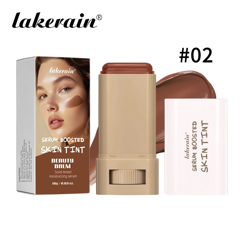 Lakerain Eraser Foundation Stick – Serum-Infused Skin Tint for Flawless, Hydrated Coverage