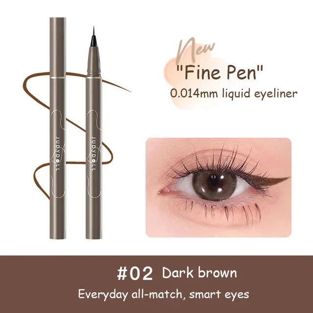 JUDYDOLL Ultra-Fine Waterproof Eyeliner – Smudge-Proof, Long-Lasting, Fast-Drying Liquid Pen