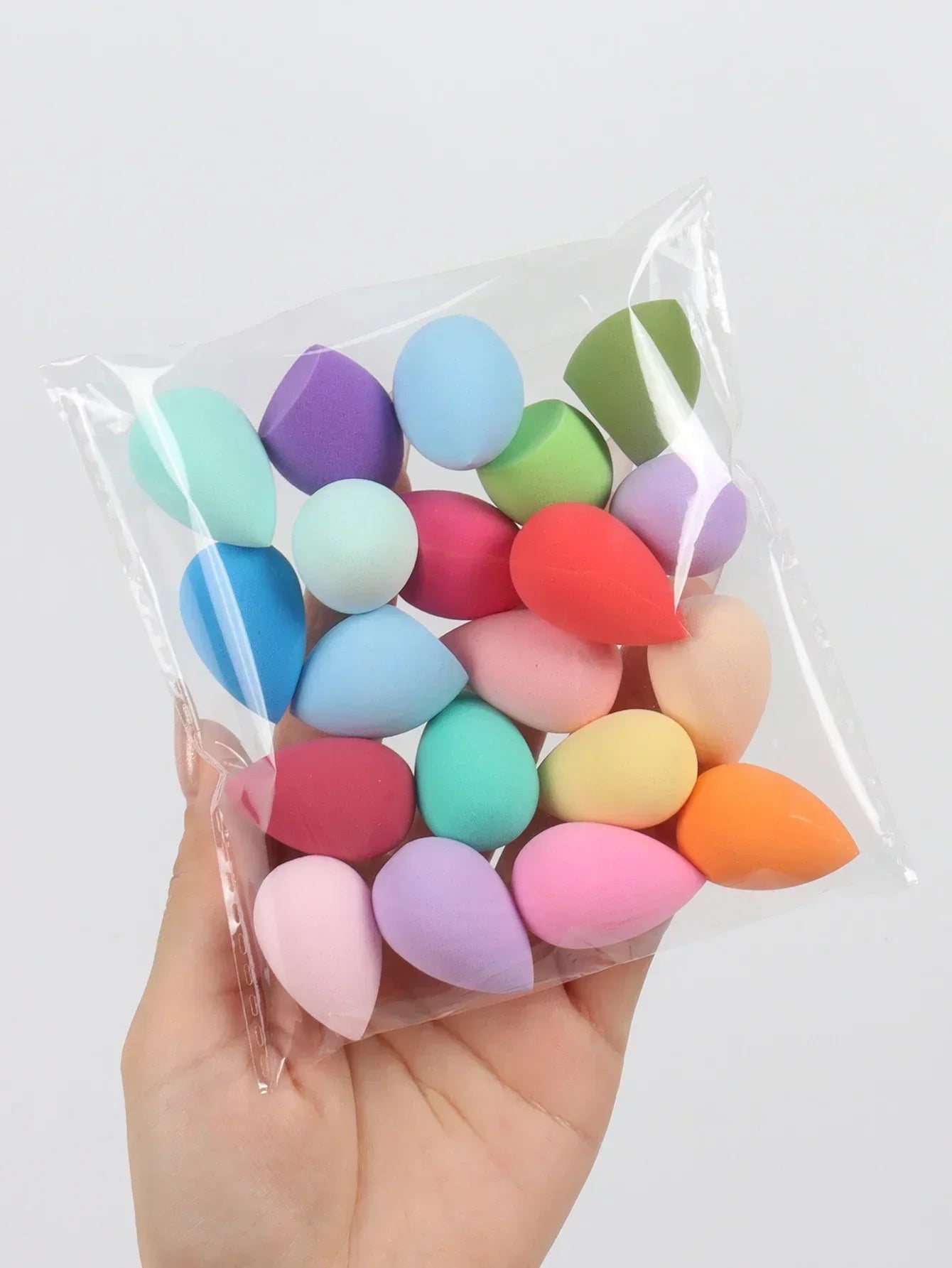 ZXZZS Mini Makeup Sponge Eggs – 10/20/50/100 Pack | Multi-Color Foundation Blending Puff