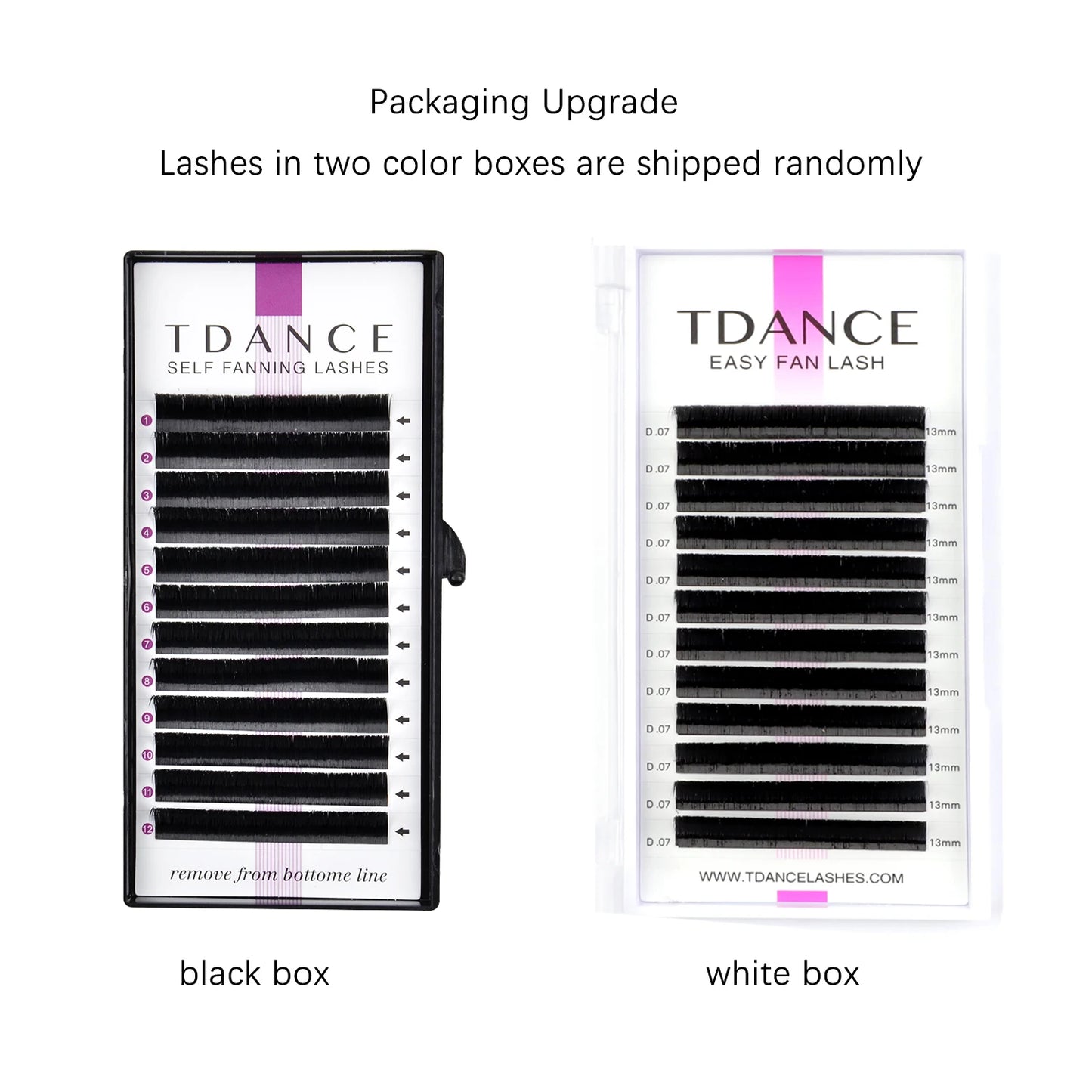 TDANCE Easy Fan Eyelash Extensions | 12-Row Faux Mink Volume Lashes | Fast Blooming for Natural to Glam Looks C60