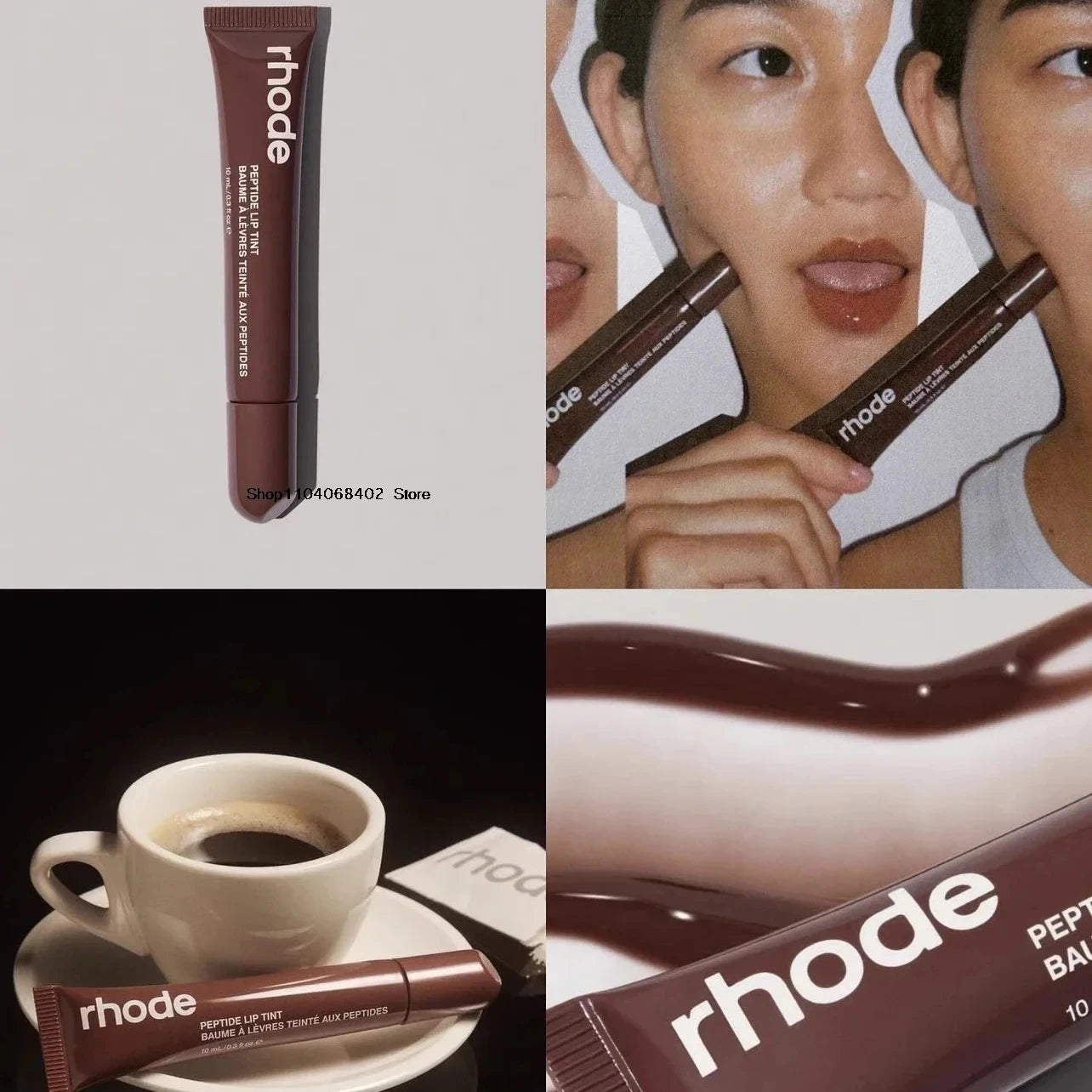 RHODE Cream Blusher Stick & Lip Gloss Duo – Multi-Use Makeup for iPhone Mirror Case Lovers