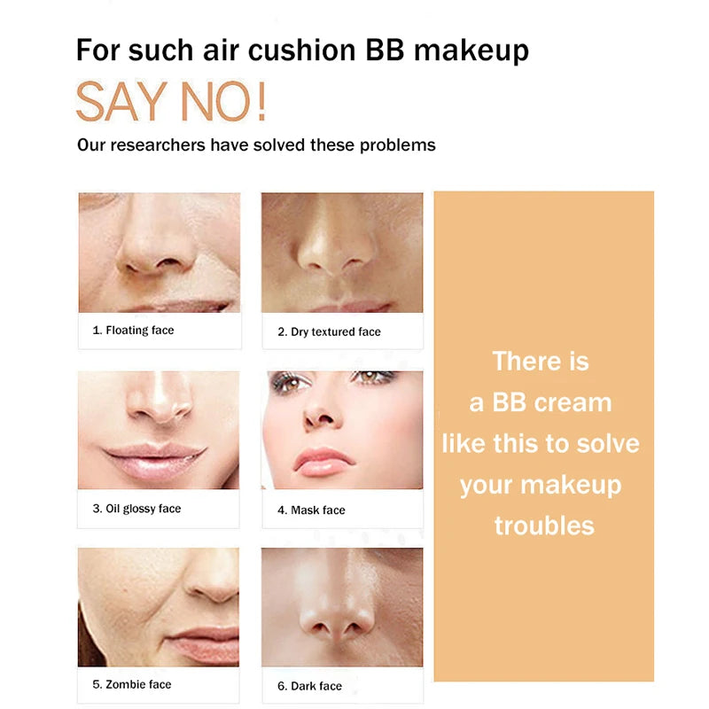 P.TWO.P Air Cushion BB Cream – Hydrating, Concealing & Oil-Control Foundation