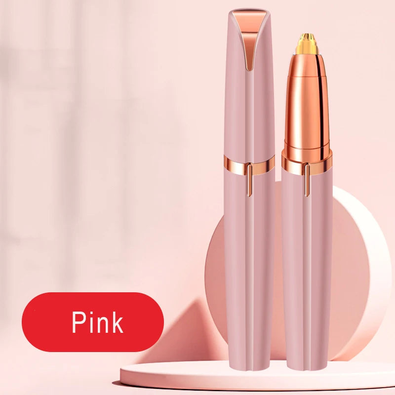 LuxuryGlow Women’s Electric Epilator & Eyebrow Trimmer | Portable Face & Body Shaver