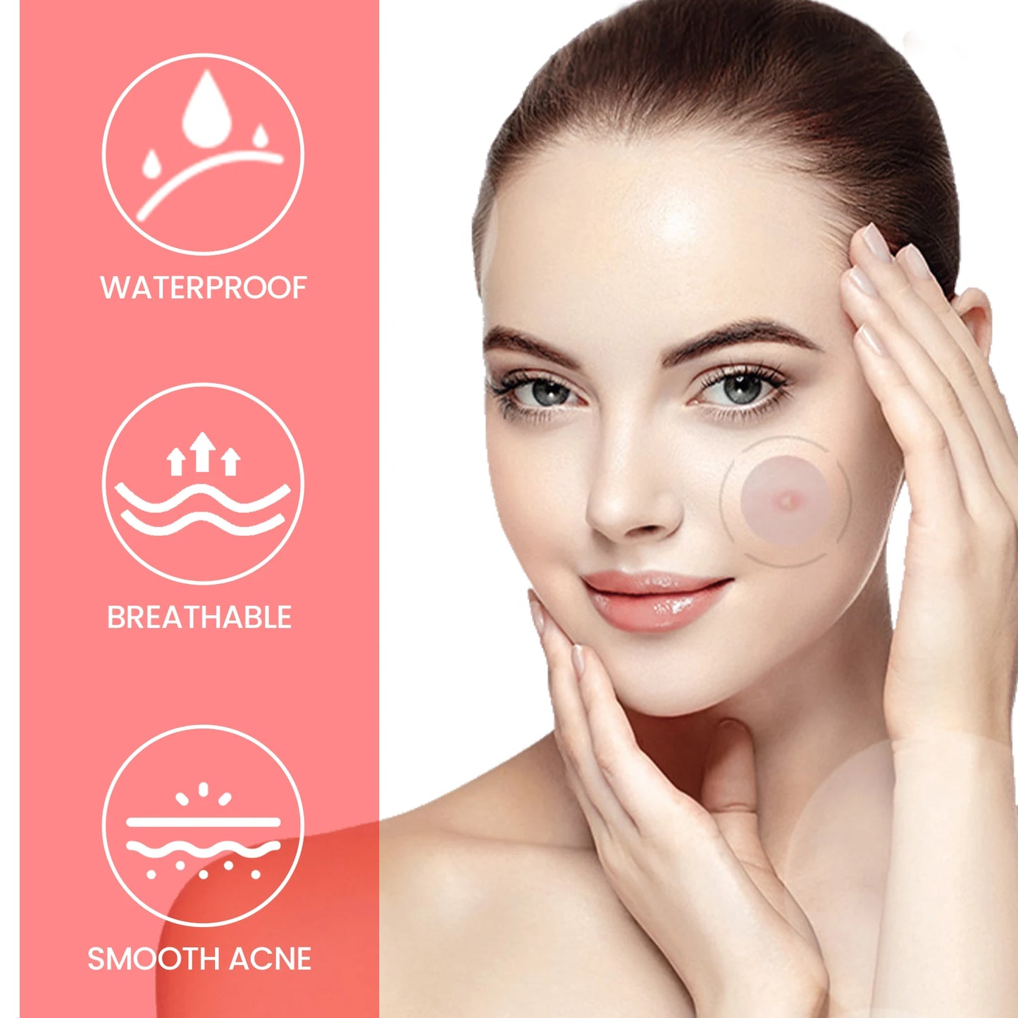 Jaysuing Acne Repair Patches – 200 Invisible Pimple Patches with Tea Tree & Witch Hazel for Fast Acne Healing & Blemish Removal