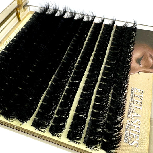 LYBCG Fluffy Thick DIY Lash Clusters – 30D-100D Eyelash Extensions (10–18mm)