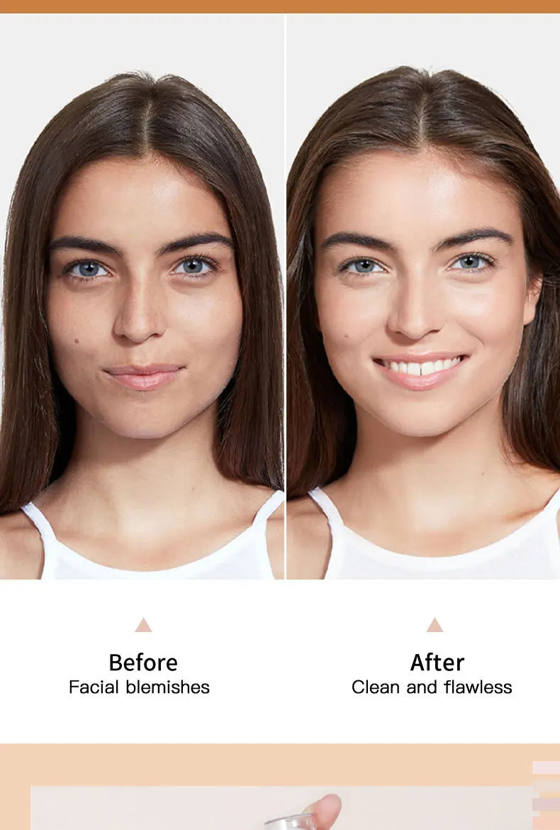 Base de maquillaje líquida MAXFINE: resistente al agua, al sudor y de cobertura total (30 ml)