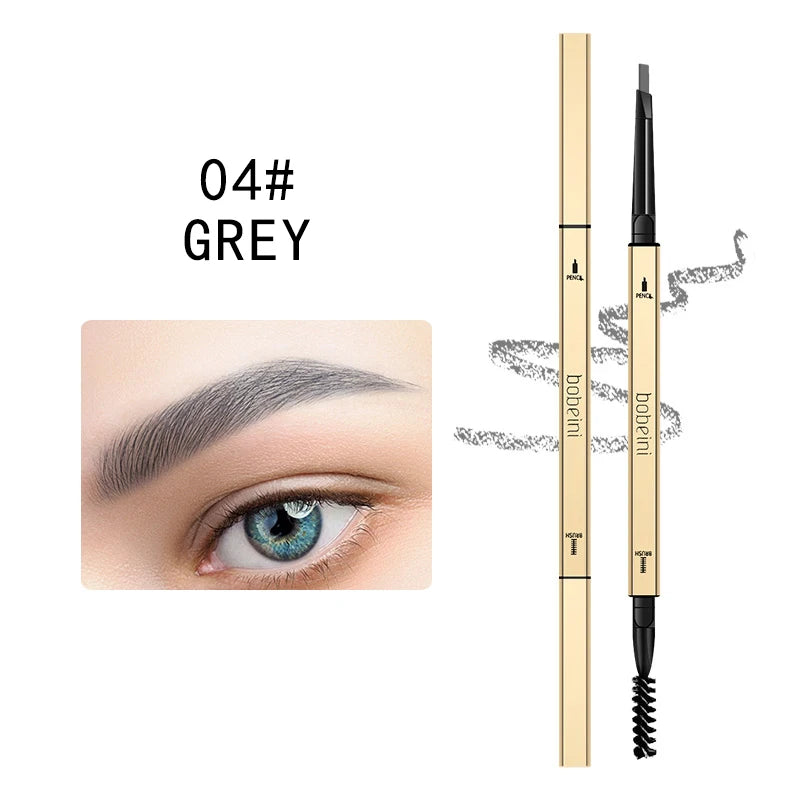 Lápiz de cejas impermeable de doble punta LuxuryGlow: preciso, duradero y resistente a las manchas.