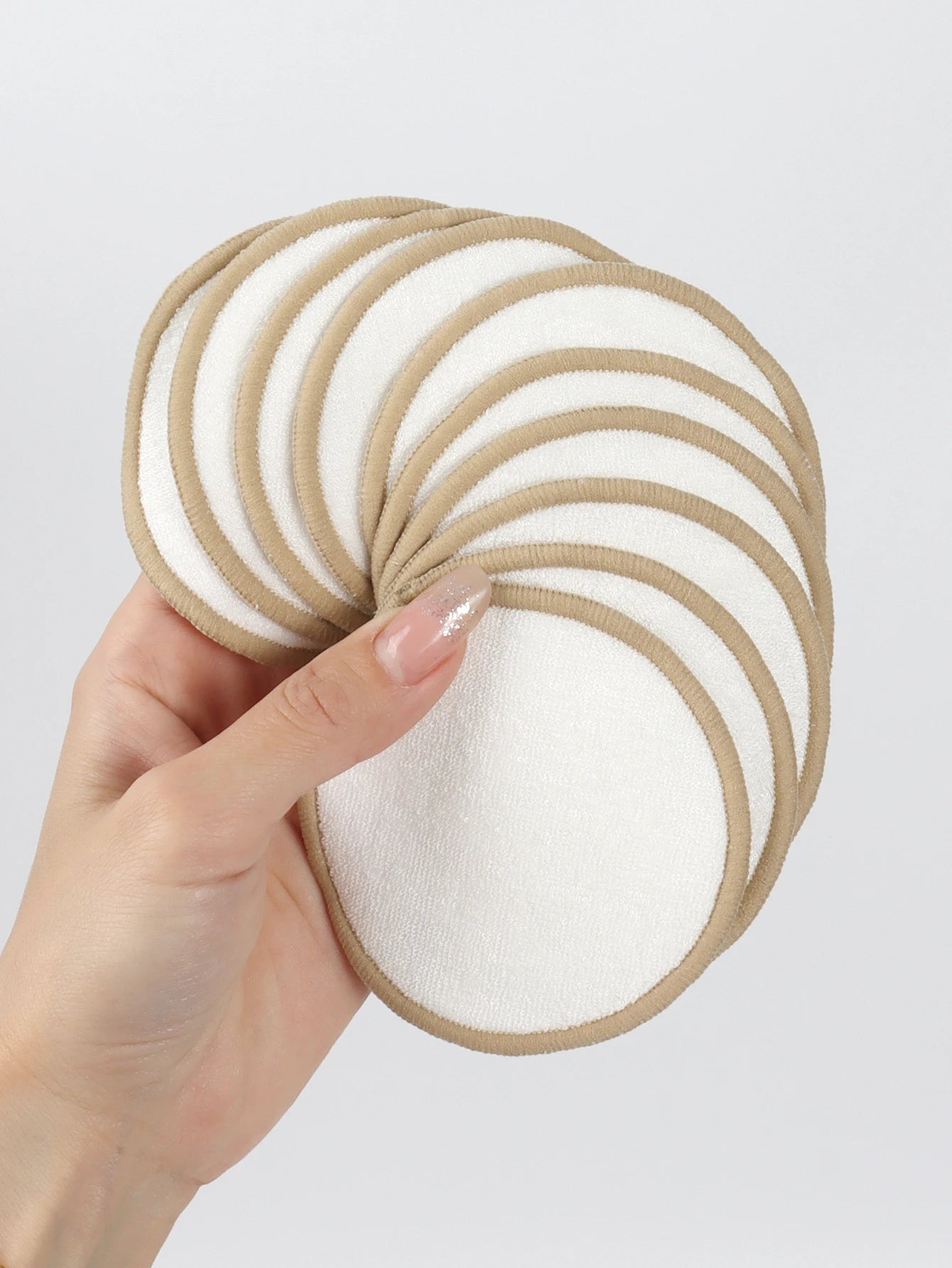 LuxuryGlow Reusable Makeup Remover Pads – 5/10/20 Pack Washable Face Puffs