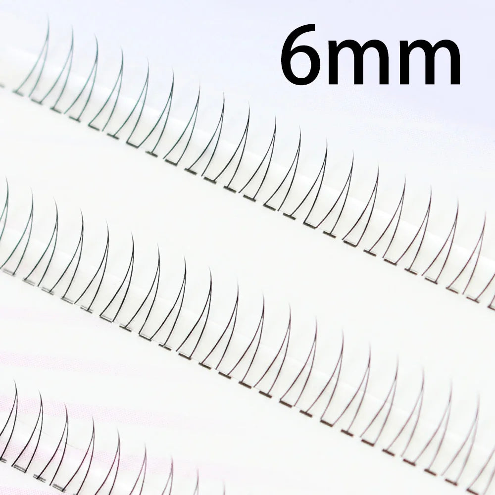 Grupos de pestañas AILYRISS Manga J Curl en forma de V – Pestañas inferiores naturales