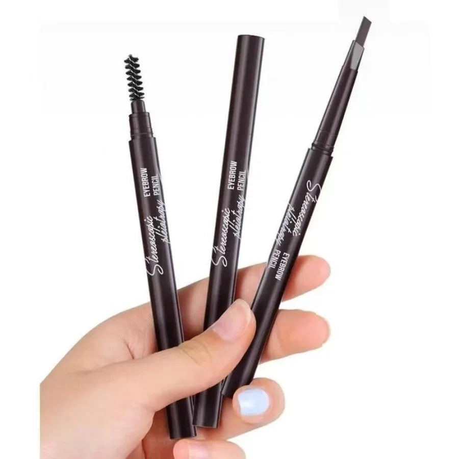 SAKSRAAR Natural Brown Waterproof Eyebrow Pencil – Ultra-Fine, Smudge-Proof, Long-Lasting