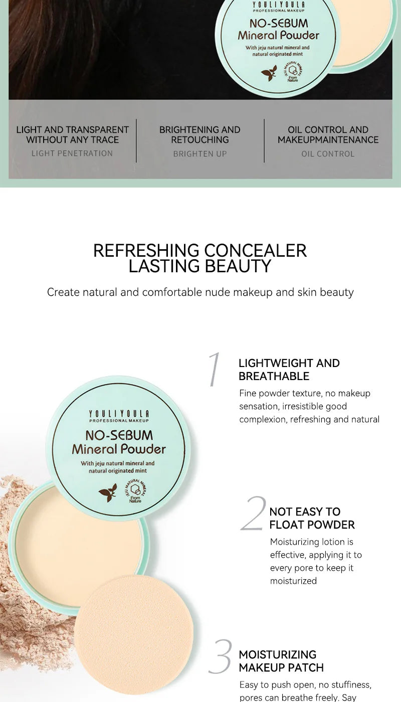 LuxuryGlow Miracle Setting Powder – Oil Control, Long-Lasting, Non-Cakey Finish