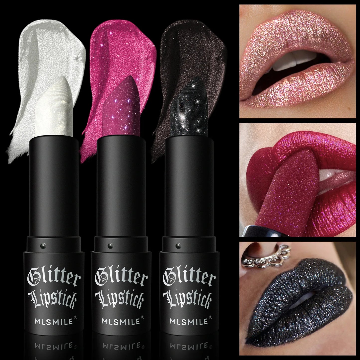 Lápiz labial mate MLSMILE: duradero, antiadherente, colores vibrantes para Halloween