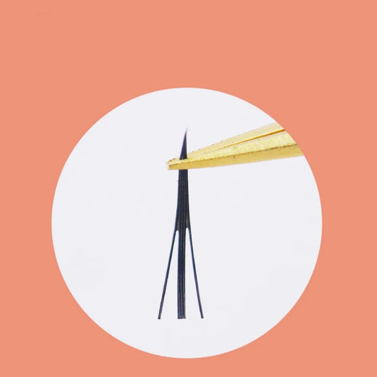 رموش صناعية من JPNPL MIAOJIE - رموش طبيعية من مجموعة Fairy Cluster، مقاس 8-12 مم