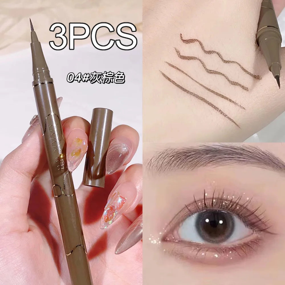 LuxuryGlow Waterproof Brown Liquid Eyeliner Pen – Long-Lasting, Smudge-Proof, Easy for Beginners