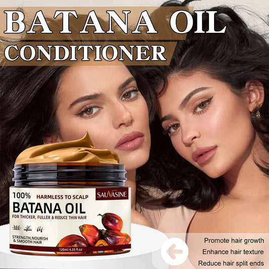Natural Batana Hair Oil – Anti-Hair Loss & Root Strengthening Treatment (2pcs, 50ml)
