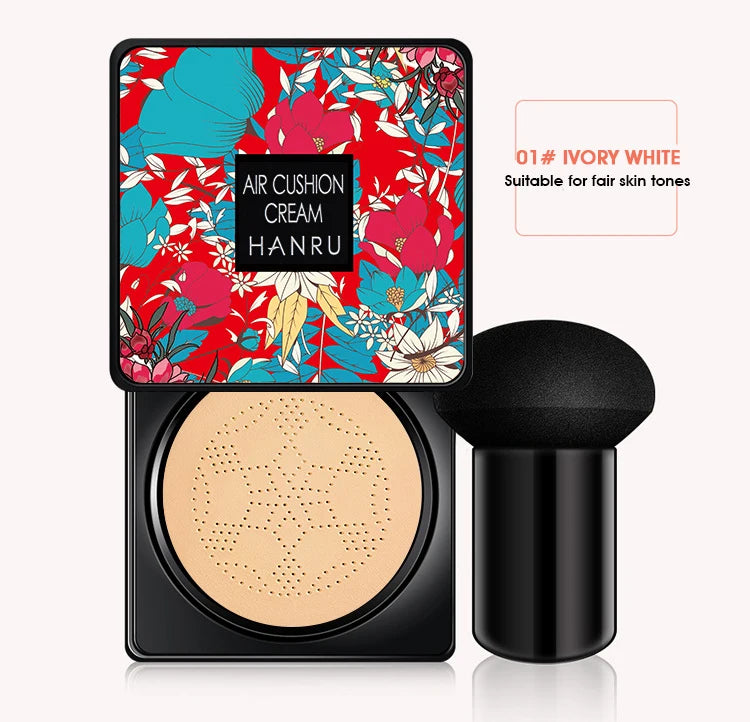 LuxuryGlow Mushroom Air Cushion BB Cream – Moisturizing, Concealing & Long-Lasting