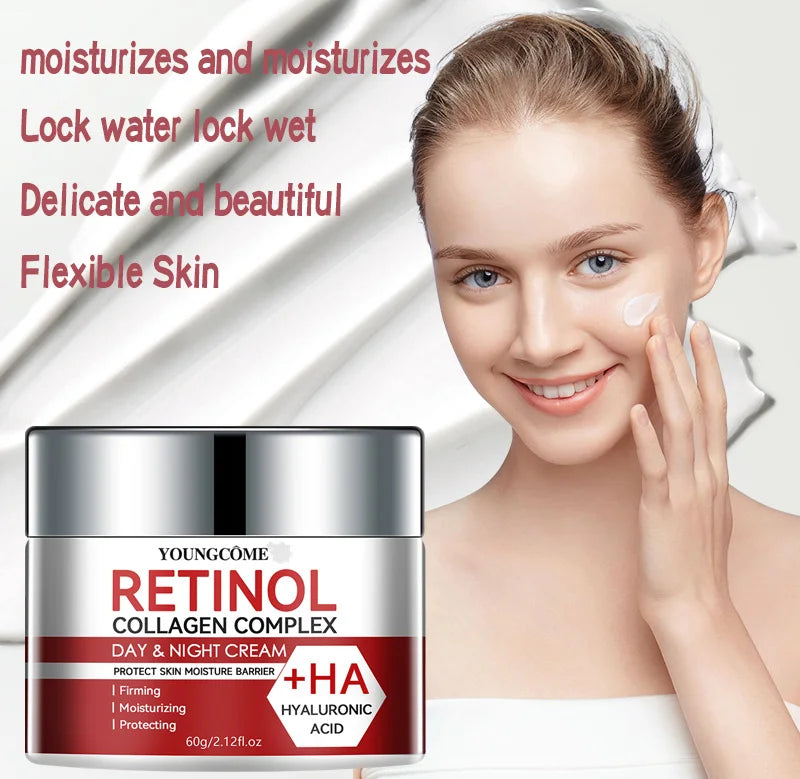 YOUNGCOME Retinol Collagen Face Cream – Deep Hydration & Anti-Aging Moisturizer for Dry Skin