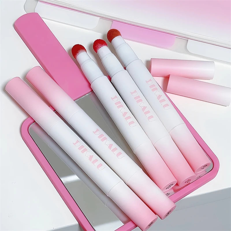 DIKALU Matte Air Cushion Lip Cream | Non-Stick, Long-Lasting Lip Mud