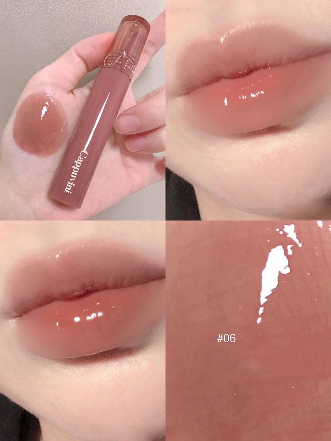 Cappuvini Beauty Juice Lip Glaze: labial hidratante con brillo de espejo