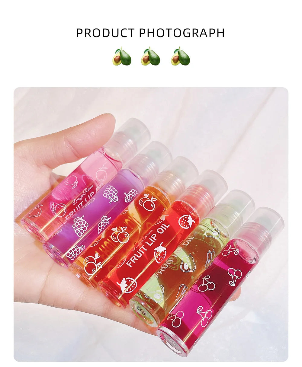 Aceite labial en roll-on LuxuryGlow: brillo labial hidratante y nutritivo para labios suaves y tersos (8 ml)