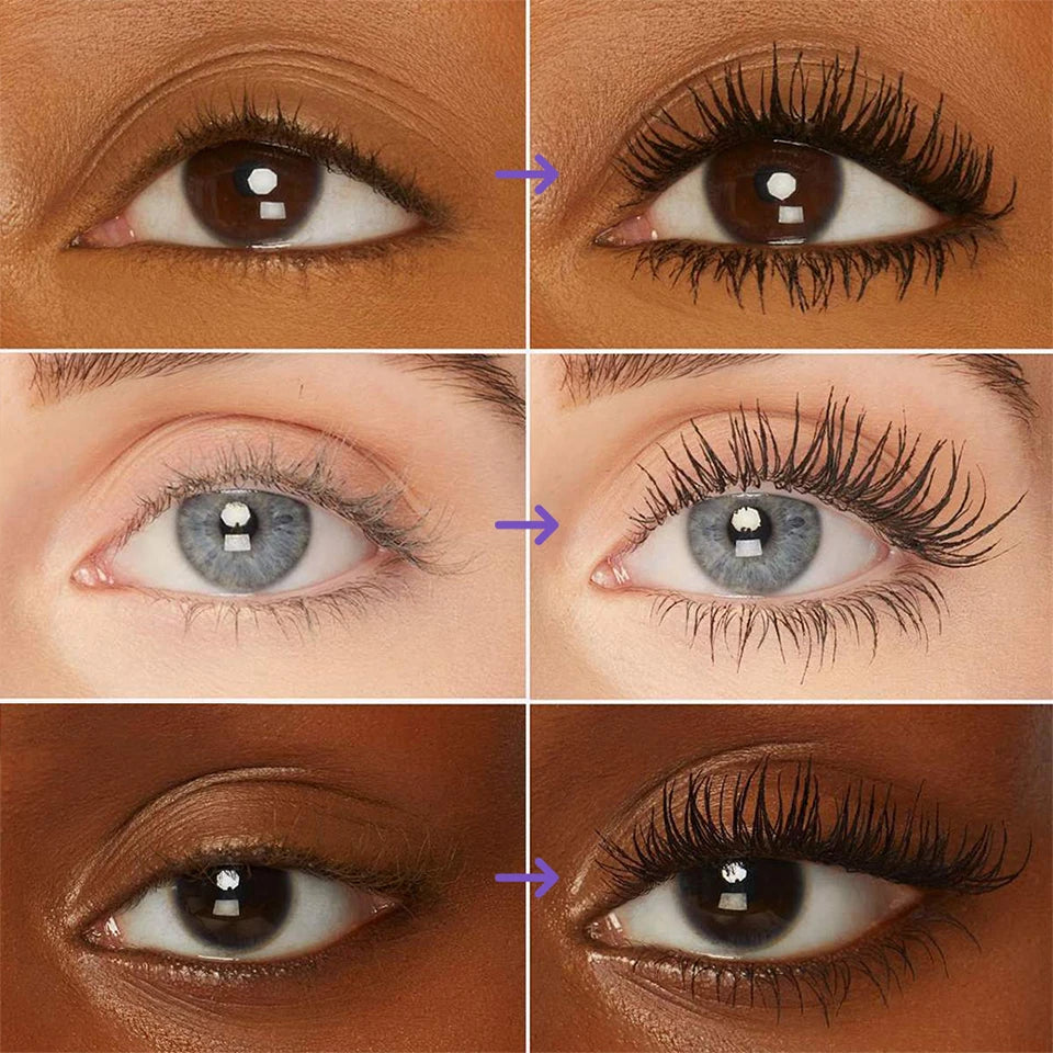 ibcccndc 5D Waterproof Fiber Mascara – Lengthening, Volumizing & Curling