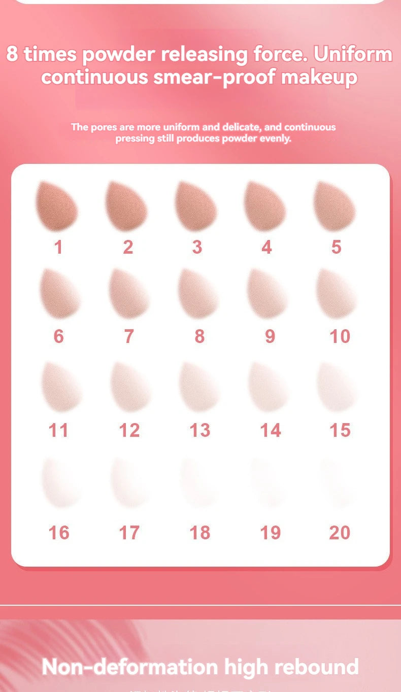 LuxuryGlow 4pcs Color Blend Beauty Sponges – Soft Latex-Free Makeup Applicator Set