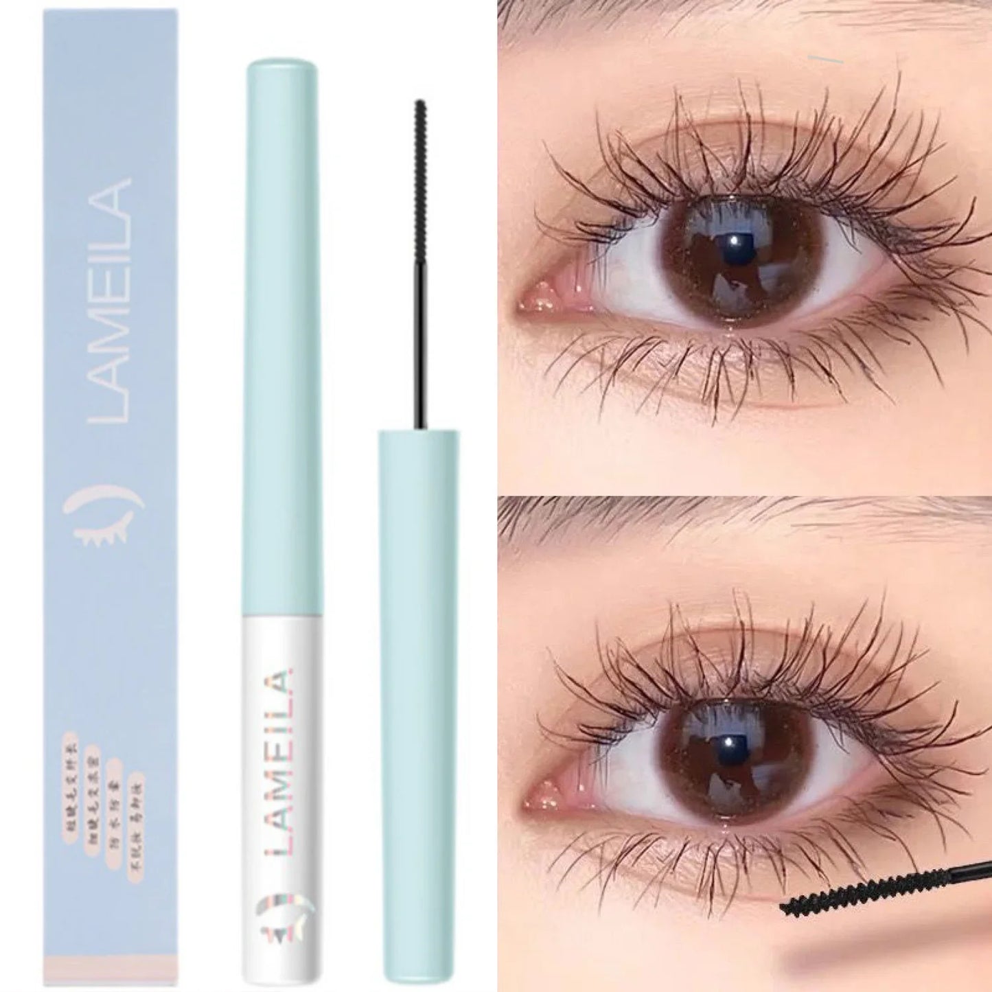 LuxuryGlow Ultra-Fine Brush Head 3D Black Mascara – Lengthening & Waterproof