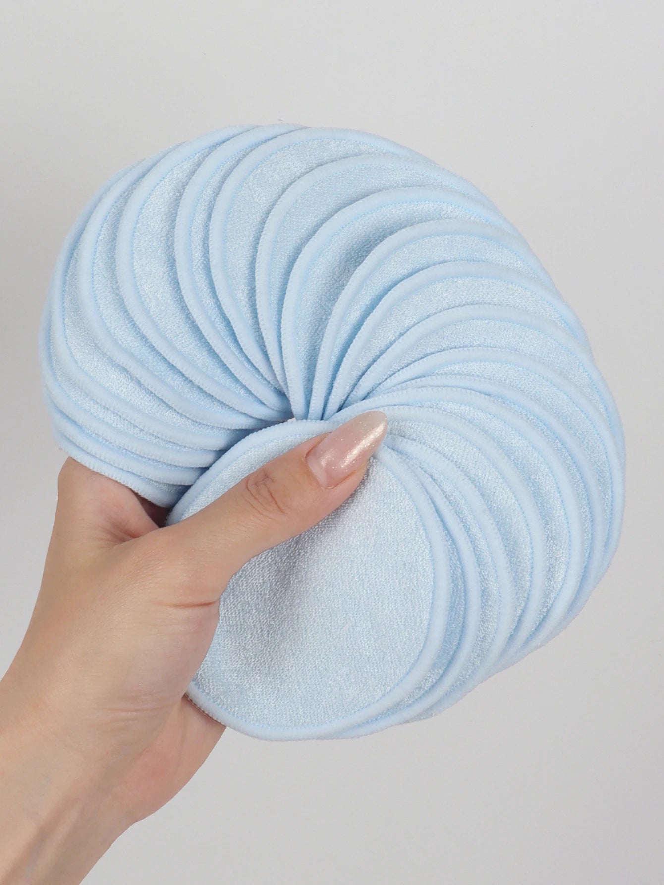 LuxuryGlow Reusable Makeup Remover Pads – 5/10/20 Pack Washable Face Puffs