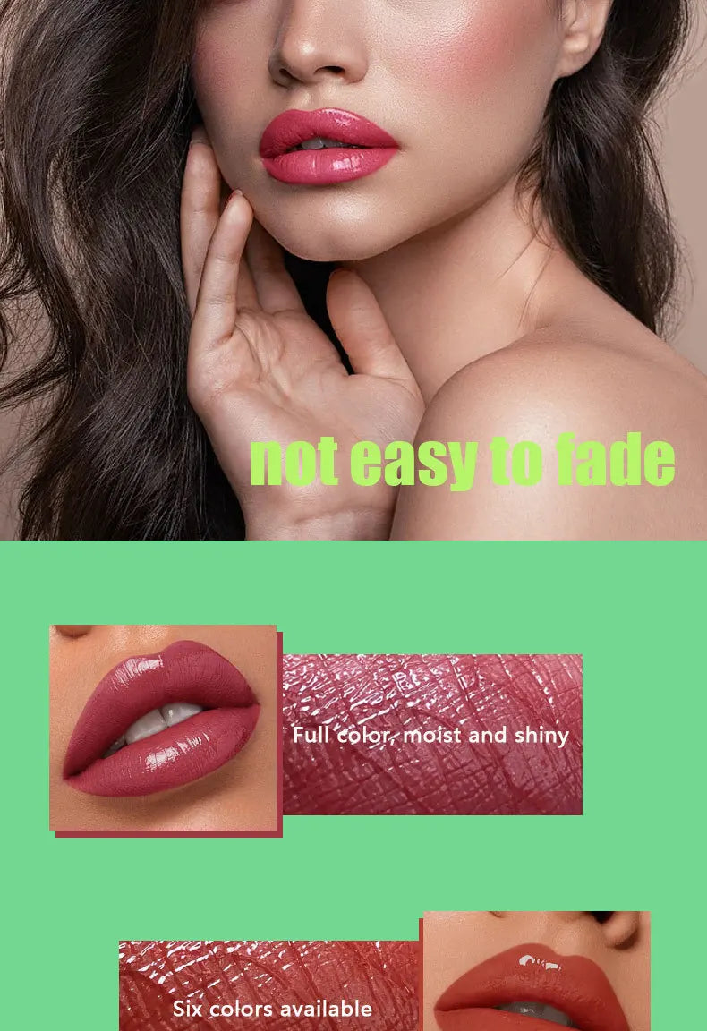 Brillo de labios resistente al agua MAXFINE: brillo hidratante, duradero y antiadherente.