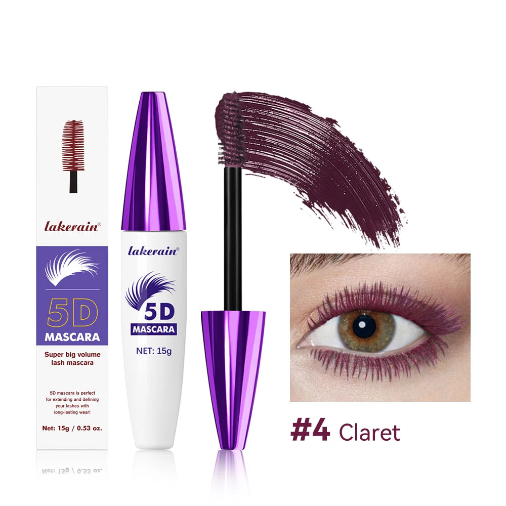 ibcccndc 5D Waterproof Fiber Mascara – Lengthening, Volumizing & Curling