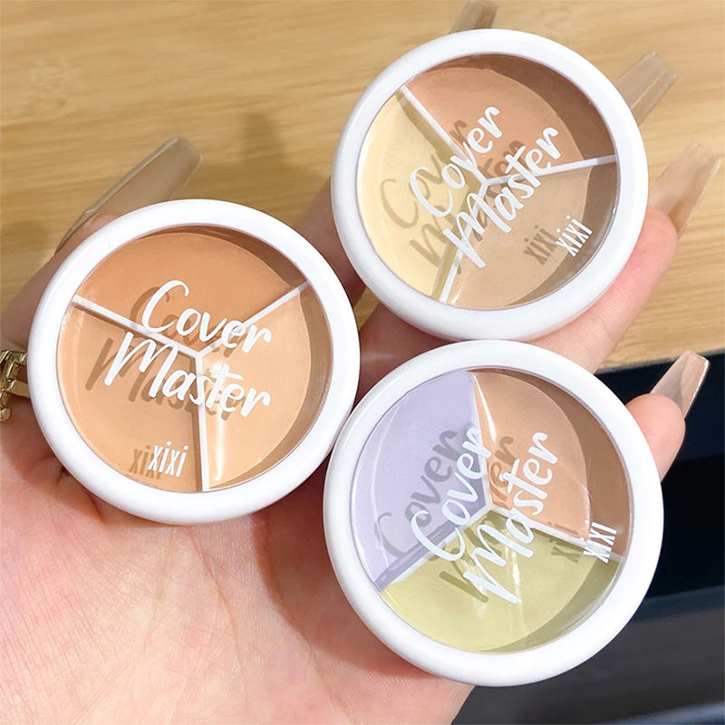 LuxuryGlow 3-in-1 Color Correcting Concealer Stick | Covers Acne, Dark Circles, Blemishes