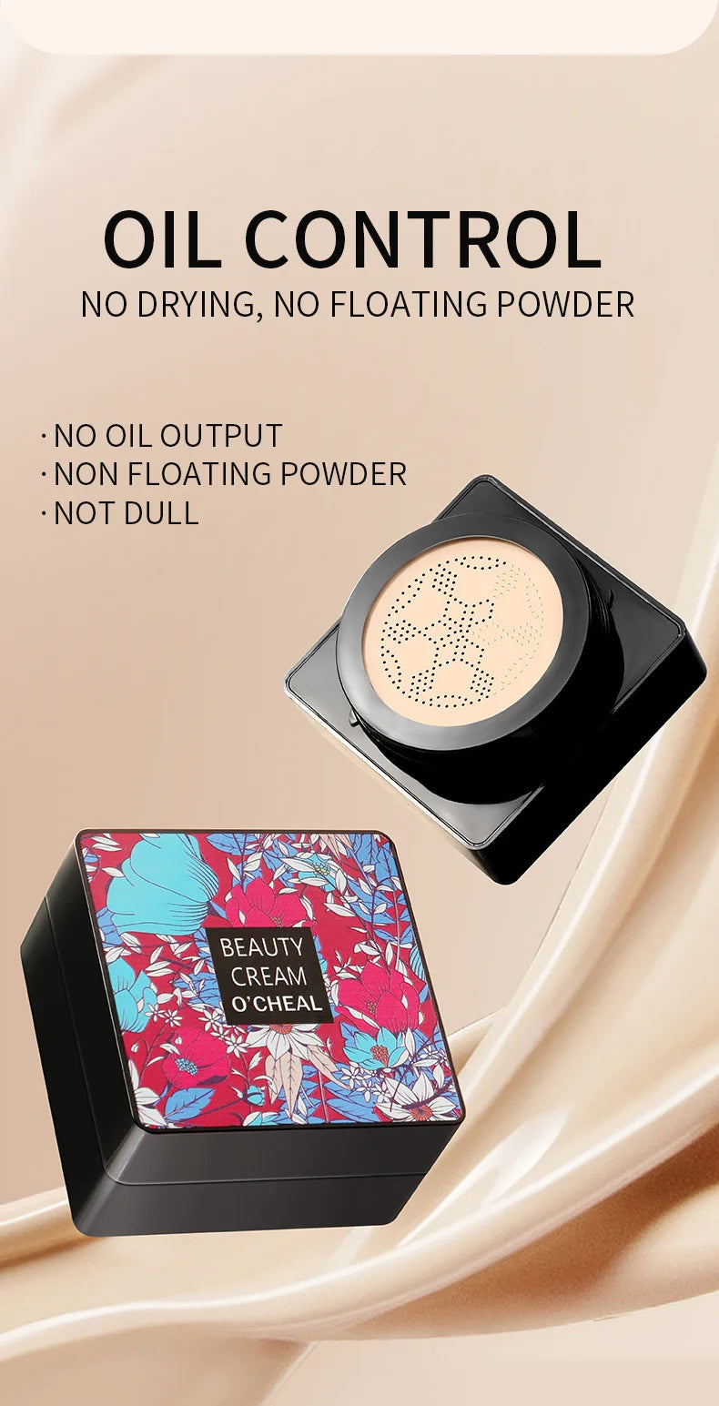 كريم LIDORIA Mushroom Head Air Cushion CC - كريم أساس للتحكم في الزيوت، ومرطب
