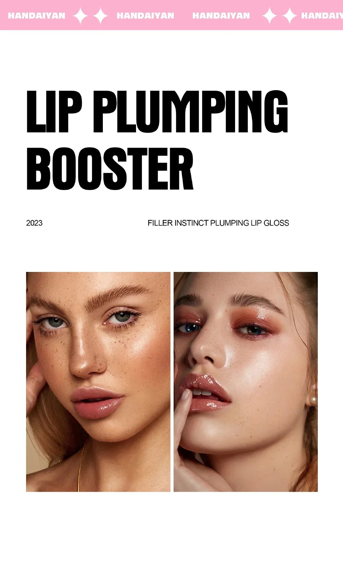 LuxuryGlow PLUMP POUT Lip Plumping Gloss – High Shine & Volumizing Lip Oil