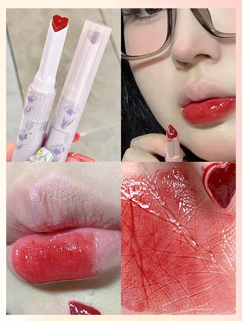 Lápiz labial Gege Bear Honey: labial hidratante en gelatina con acabado brillante.