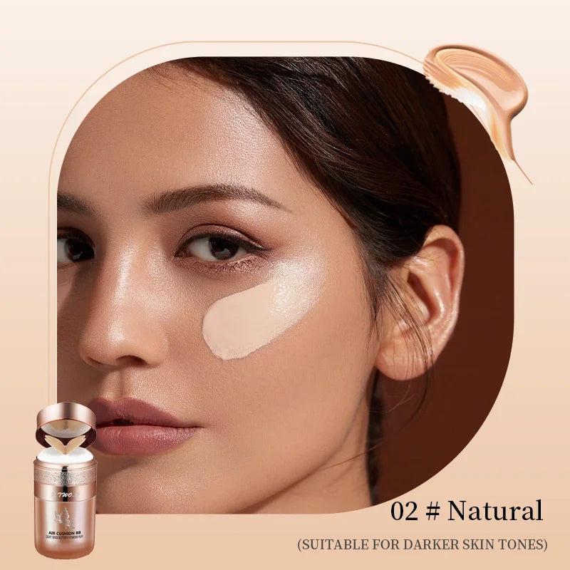 P.TWO.P Air Cushion BB Cream – Hydrating, Concealing & Oil-Control Foundation