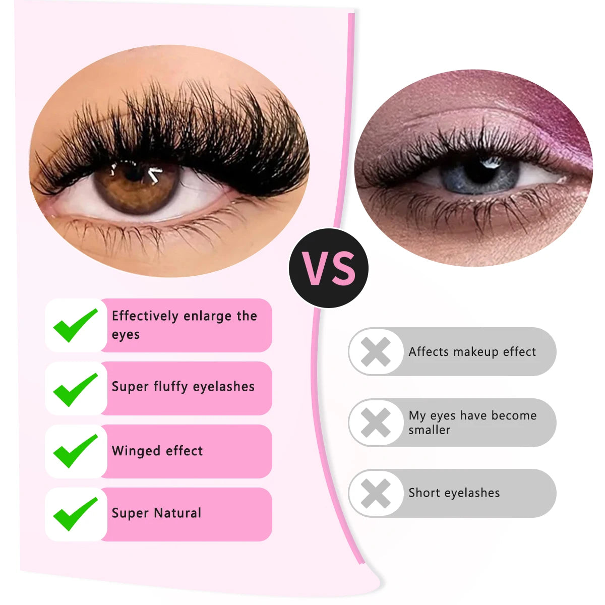 SEXYSHEEP DIY Eyelash Extension Kit with Glue, Remover, Lash Brush & Tweezers – Natural Cluster Lashes for Salon-Style Look at Home