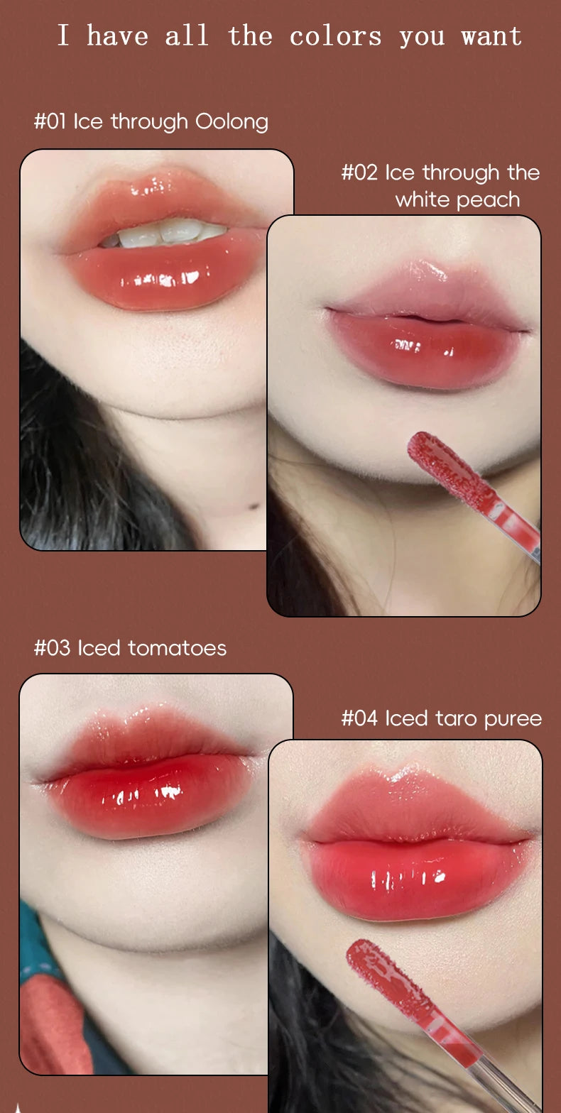 Brillo de labios MAXFINE Mirror: brillo transparente de larga duración, hidratante y resistente al agua con efecto halo.