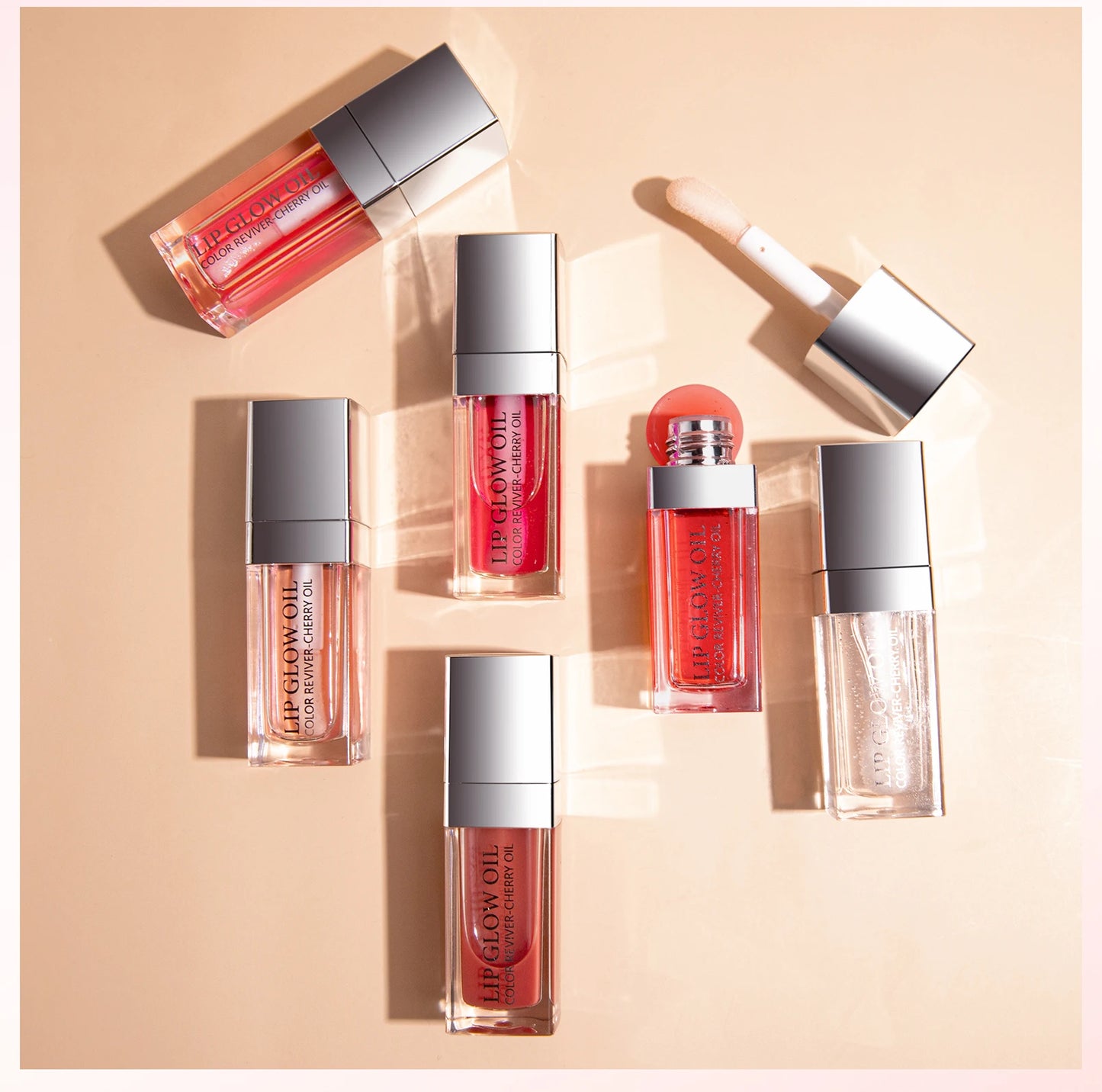 Aceite labial Hello Kiss Crystal Jelly | Hidratante, voluminizador y brillo con color