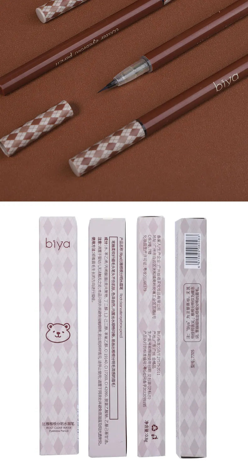 BIYA 0.01mm Ultra Fine Eyebrow Pen – Waterproof, Smudge-Proof & Natural Finish by BIYA