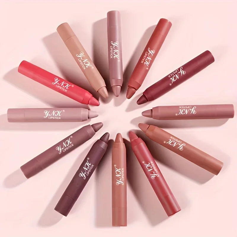 Lápiz labial mate LuxuryGlow Velvet | Tinte labial nude resistente al agua y de larga duración