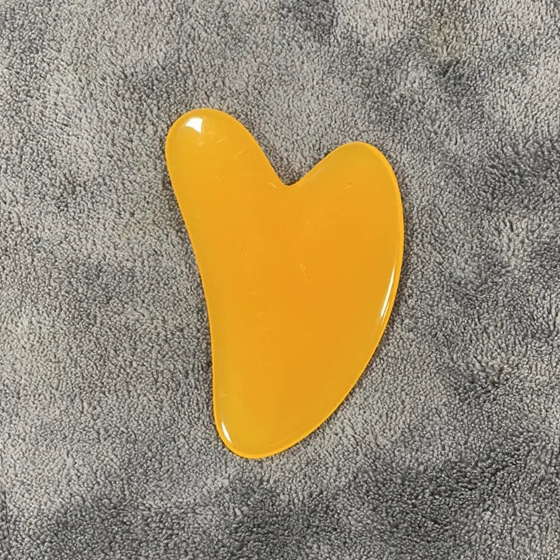 YUKUI Gua Sha Massage Tool for Face, Neck & Body — Resin Scraping Board