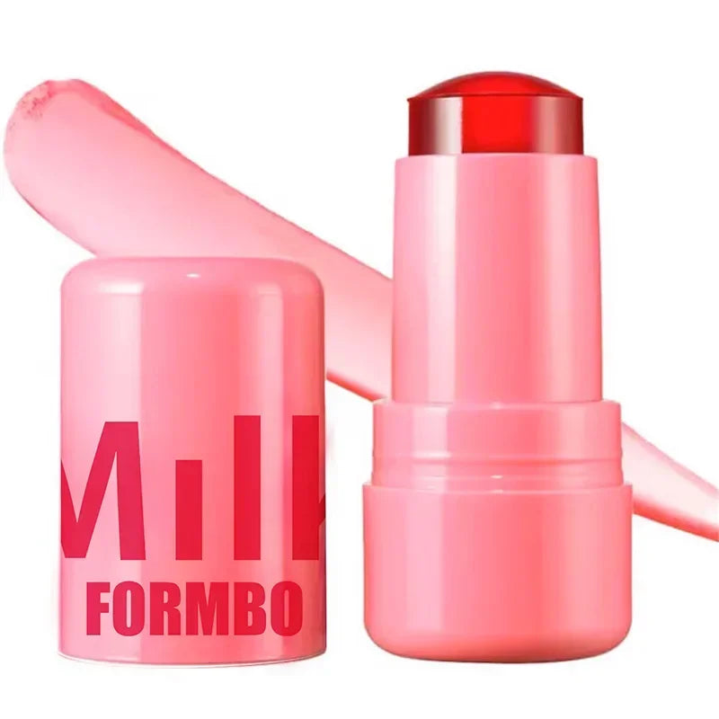 Lápiz labial, rubor y contorno en barra LuxuryGlow 3 en 1: maquillaje coreano hidratante