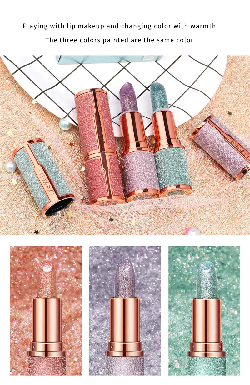 Labial de gelatina Starry Sky de DAIMANPU | Bálsamo labial hidratante que cambia de color