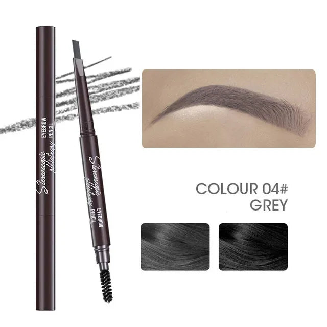 SAKSRAAR Natural Brown Waterproof Eyebrow Pencil – Ultra-Fine, Smudge-Proof, Long-Lasting