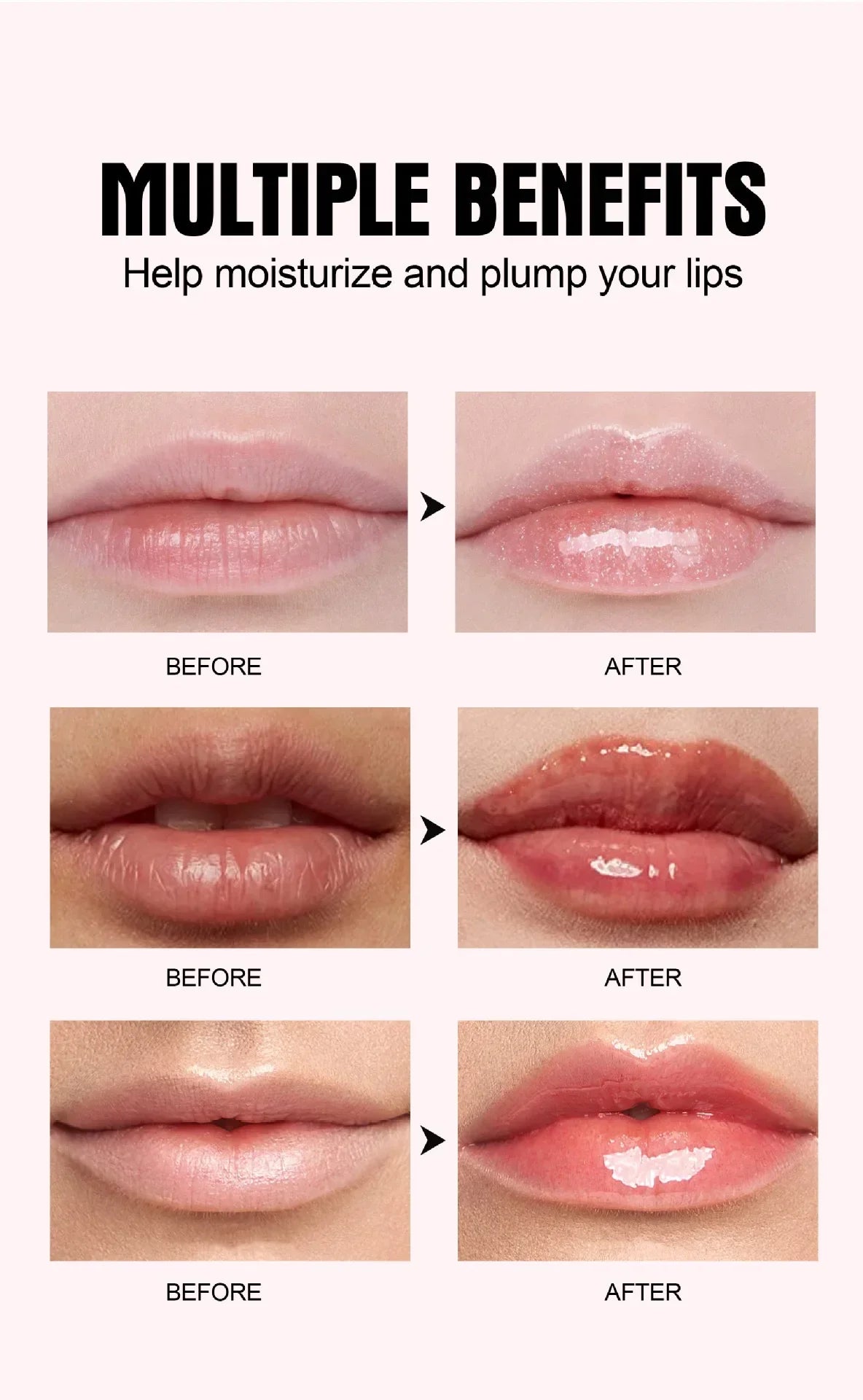 LuxuryGlow PLUMP POUT™ High-Shine Lip Plumping Gloss – Fuller Lips Instantly